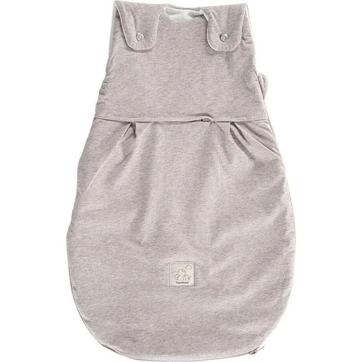 Träumeland Schlafsack Ganzjahres-Schlafsack beige meliert Größe 50/56