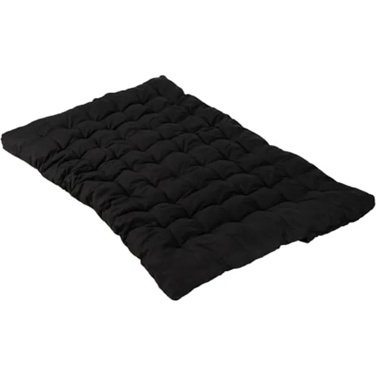MEUBLE COSY Klappmatratze Futon Matratze Bodenmatratze Gepolsterte, 135 x 190 x 10 cm, Schwarz