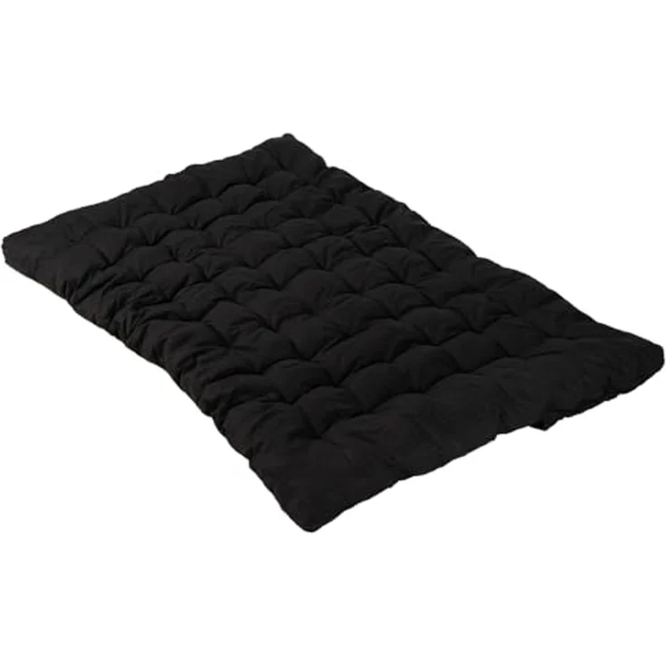 MEUBLE COSY Klappmatratze Futon Matratze Bodenmatratze Gepolsterte, 135 x 190 x 10 cm, Schwarz – Bild 1