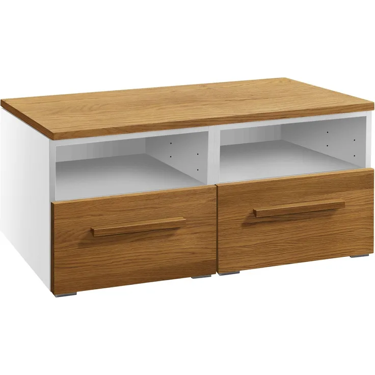 Hasena Kommode Owita Eiche brandy mit 2 Schubladen zerlegt, zerlegt (zum Selbstaufbau) 90x50x41 cm – Selezione