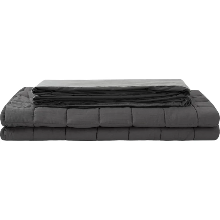 vidaXL Gewichtsdecke Anthrazit 122x183 cm 5 kg 100% Baumwolle 205T 3443005 – Bild 3