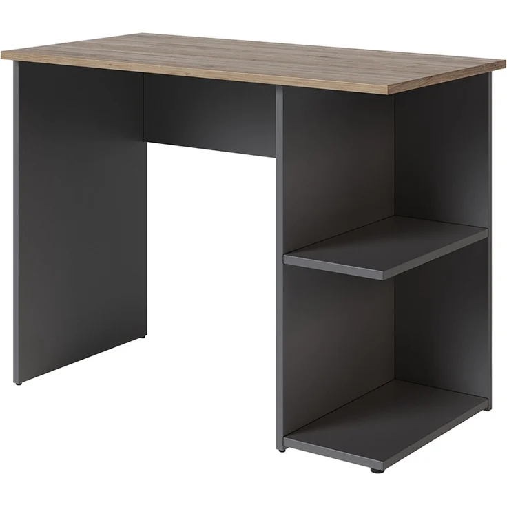 Schreibtisch Simple Anthrazit/Artisan 100 x 50 cm Vicco – Bild 1
