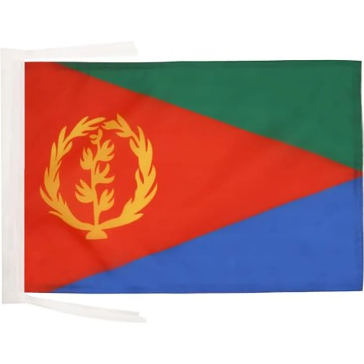 AZ FLAG - Flagge Eritrea - 45x30 cm Mit Kordel - Staat Eritrea Fahne 30 x 45 Cm - Flaggen – Bild 1