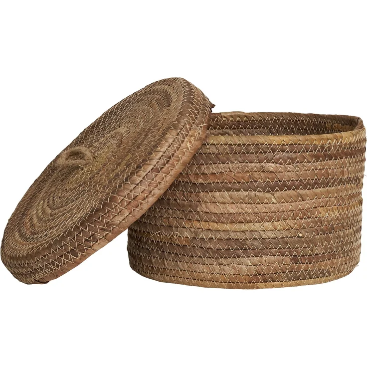 House Nordic Körbe, Bananenblatt, natur, 2er-Set – Bild 6