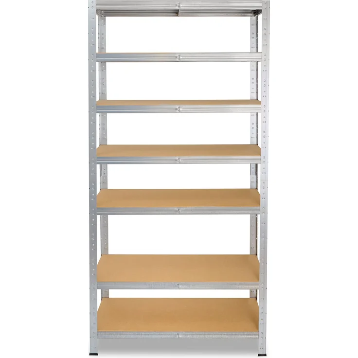 shelfplaza HOME 200x110x50 cm Schwerlastregal in grau-verzinkt mit 7 Böden und 125 kg Traglast pro Boden – Bild 5