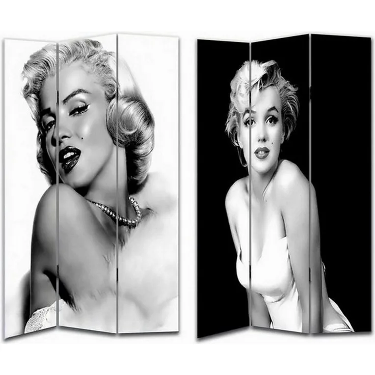 HTI-Line Paravent Paravent Marilyn Monroe (Stück, 1 St, 1 Paravent), Raumteiler Sichtschutz Trennwand
