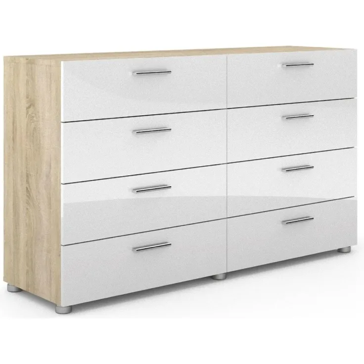'Petra' Sideboard weiß/ Eiche