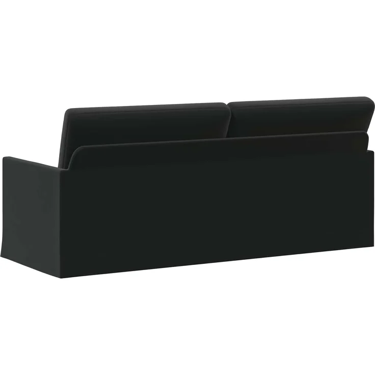 vidaXL 3-Sitzer Sofa Schwarz 190 x 81 x 82 cm Samt (V) 42041126 – Bild 4