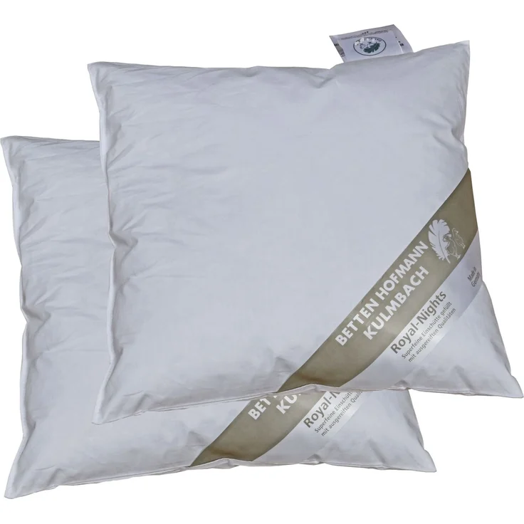 2 Stück Hofmann Federkissen Kuschelkissen Sofakissen Dekokissen 35x35 cm 160g – Bild 1