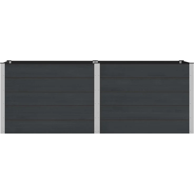 vidaXL Hochbeet Schwarz 250 x 100 x 91 cm 42038991 – Bild 2