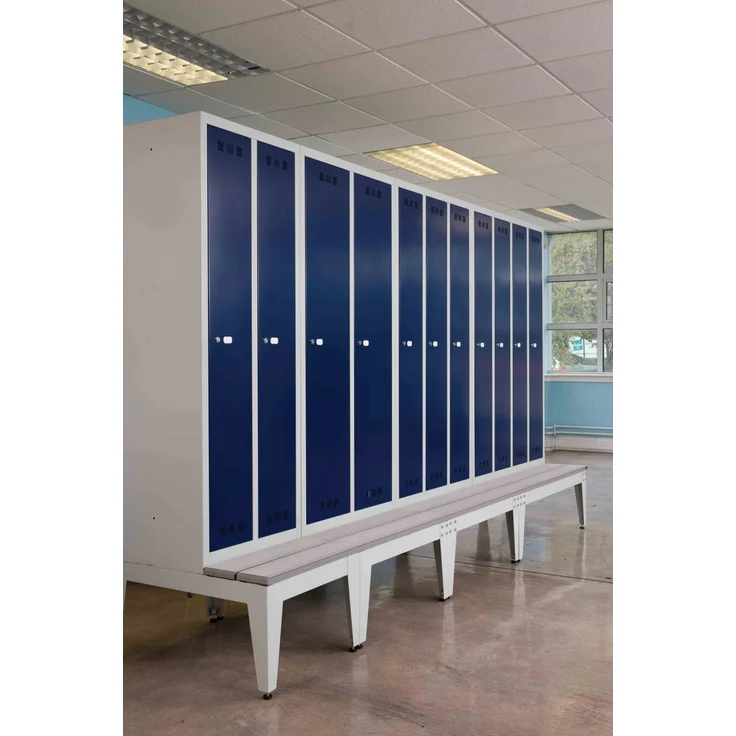 Bisley MonoBloc™ Garderobenschrank, 1 Abteil, 1 Fach, Farbe lichtgrau – Bild 4