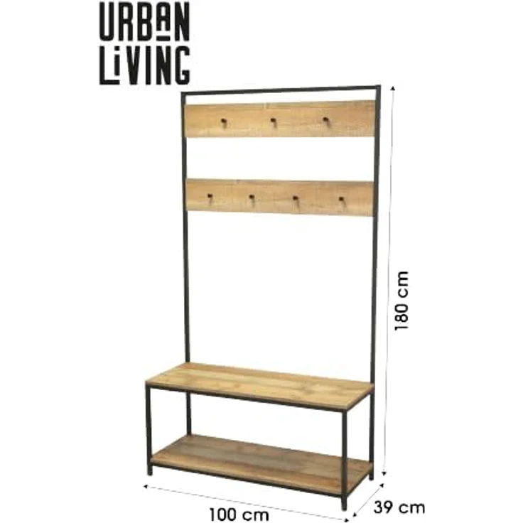 Urban Living Garderobe FRIENDS 100 x 39 x 180(H) cm 151000 – Bild 4