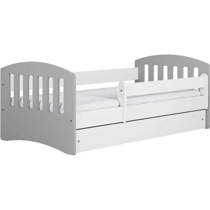 Raumhirsch Furniture Kinderbett 70x140, 80x160, 80x180 cm - Komplettset mit Matratze & Schublade (Bett für Jungs & Mädchen, inklusive Rausfallschutz und Lattenrost), verschieden Farben