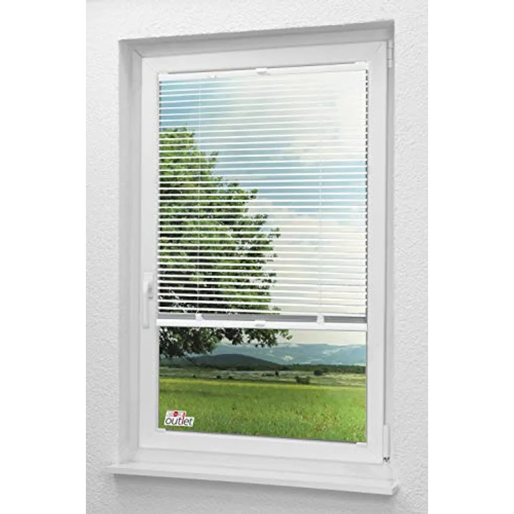 Alujalousie 20mm verspannt (B x H) 120cm * 130cm in weiß, frei verschiebbar – Bild 5