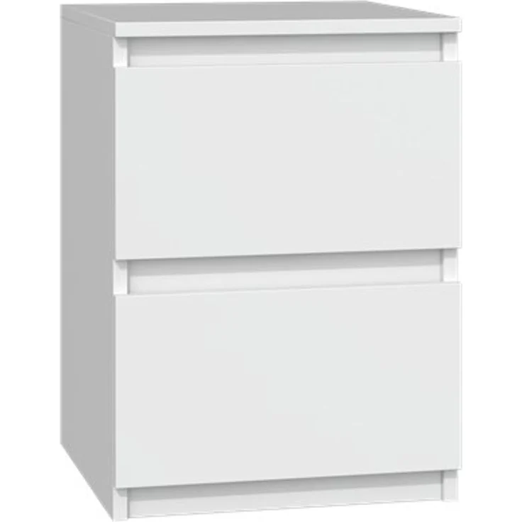 Raumhirsch Furniture Nachttisch Nachttisch mit Ablage, 2 Schubladen, Nachtkommode (stabil & praktisch, 1-St), (viele Farbvarianten - Maße: 30 x 40 x 30 cm) - Hochwertig & stabil – Bild 1