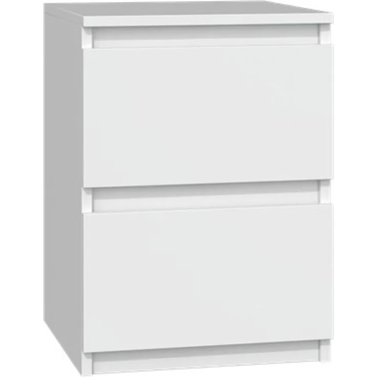 Raumhirsch Furniture Nachttisch Nachttisch mit Ablage, 2 Schubladen, Nachtkommode (stabil & praktisch, 1-St), (viele Farbvarianten - Maße: 30 x 40 x 30 cm) - Hochwertig & stabil