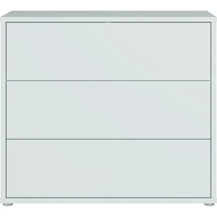 FORTE Kommode Alice Springs, Kommode, 3 Schubkästen B/H/T 94,8/83,1/41,5, Schubkästen mit Vollauszug, grifflos,Push to open – Bild 2