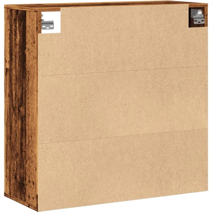 vidaXL Wandschrank Altholz-Optik 80x33x80 cm Holzwerkstoff 857087 – Bild 5