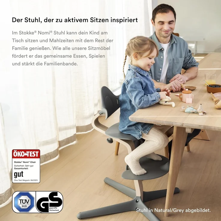 Stokke Nomi Hochstuhl Natural/Black – Bild 5