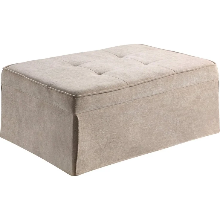 ATLFG Atlantic Home Collection Multifunktionshocker Finn, extra breit, 100 x 70 x 41 cm, Creme – Bild 2