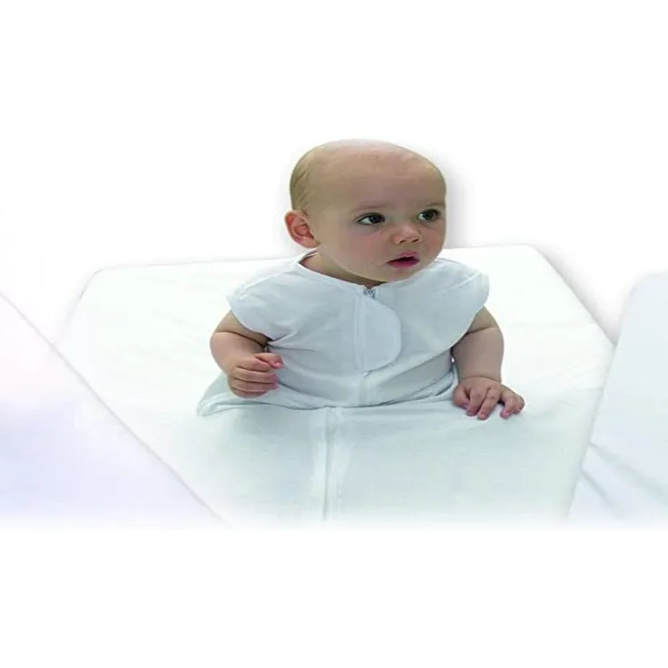 Ti TIN | Spannbettuch für Babysicherheit, 60x120 bis 70x140 cm | Sicherheitskinderbettuch mit eingenähtem T-Shirt, 100% Baumwolle, Kinderbett Sicherheit, Farbe: weiß