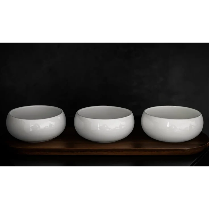Belicia 4-teiliges Servierschalen-Set mit Holzbrett & Schalen, für Snacks & Dips – Bild 4