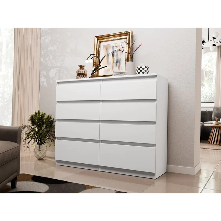 Beautysofa Kommode Aura 2 für Jugendliche Schubkastenkommode Breite 120 cm