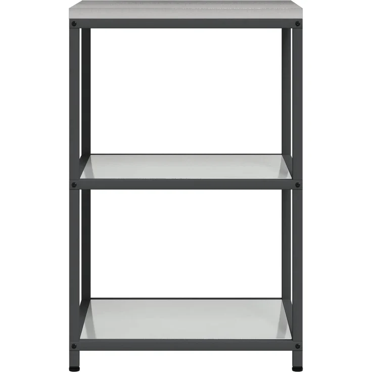 vidaXL Küchenregal HATTEM Silber 60 x 50 x 92 cm Stahl 874966 – Bild 6