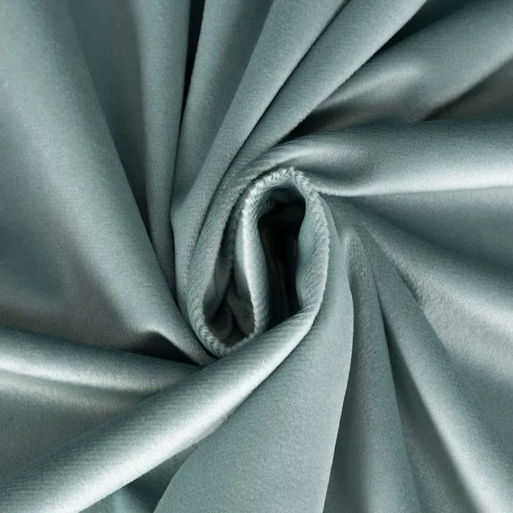 Eurofirany Vorhang VELVET (2 St), Kräuselband, blickdicht, Samt, 2er-Set Vorhang aus Velvet, mit mittlerem Verdunkelungsgrad, Tunnelzug