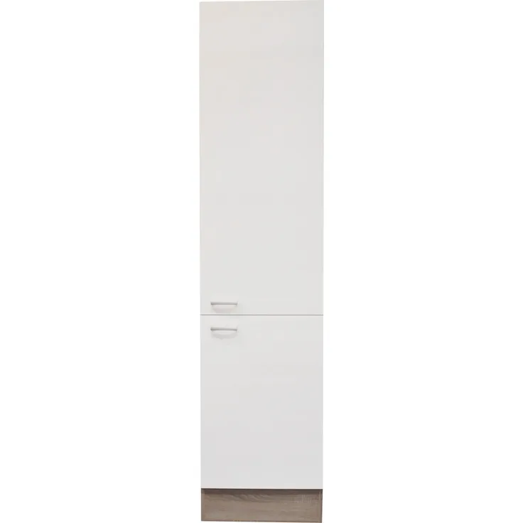 Vorratsschrank >Ailina< in Sonoma-Eiche / weiß - 50x211x56 (BxHxT)