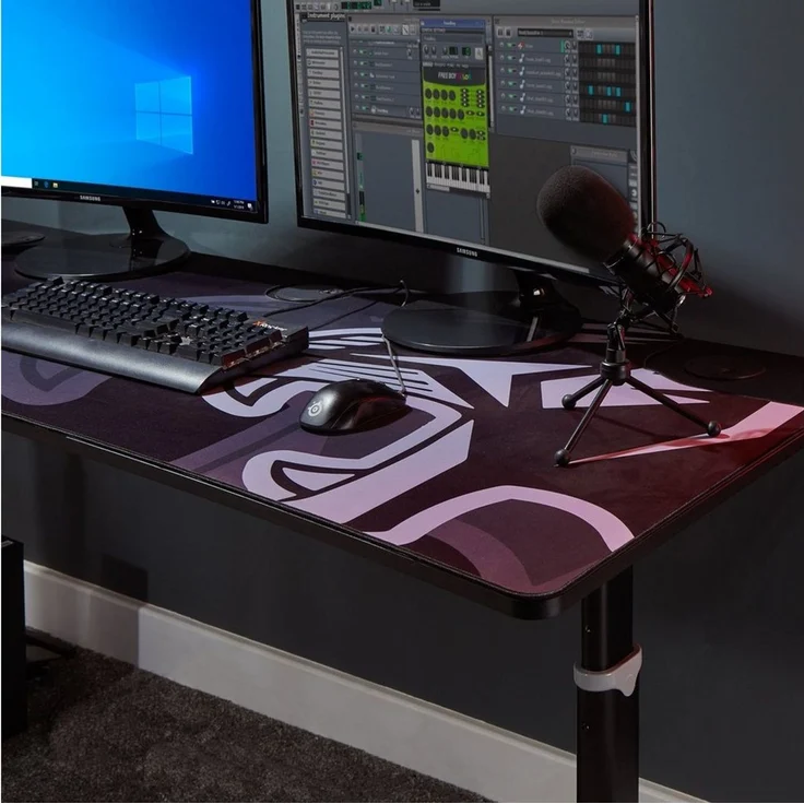 X Rocker Gamingtisch Cougar XL Ultra Wide Höhenverstellbarer Gaming Schreibtisch – Bild 3