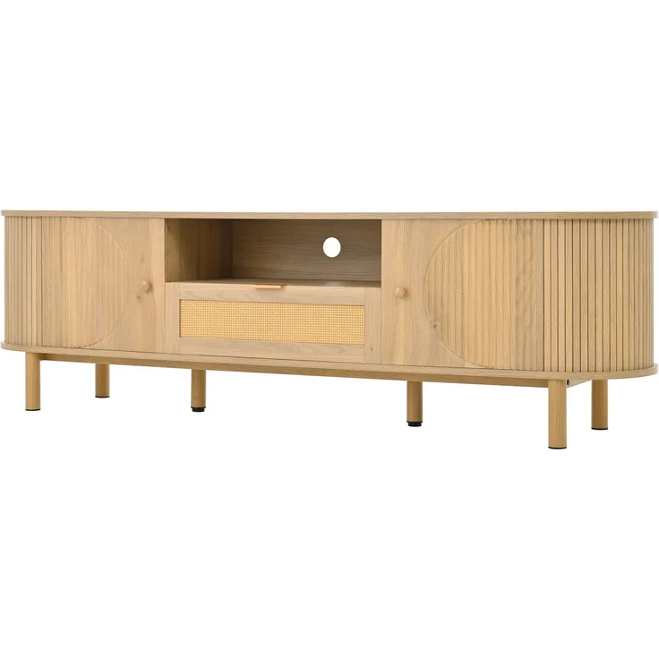 EINHOM Wohnzimmermöbel-Set mit Höhenverstellbarem Couchtisch und TV-Schrank – Modernes Design, Stauraum, Abgerundete Kanten – Harmonisch Abgestimmt (Auch Einzeln Erhältlich) – Bild 3