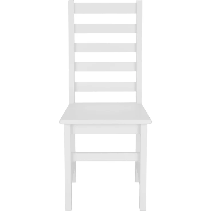 Weißer Stuhl Eris Küchenstuhl Massivholzstuhl Esszimmerstuhl 90.71-21 W – Bild 4