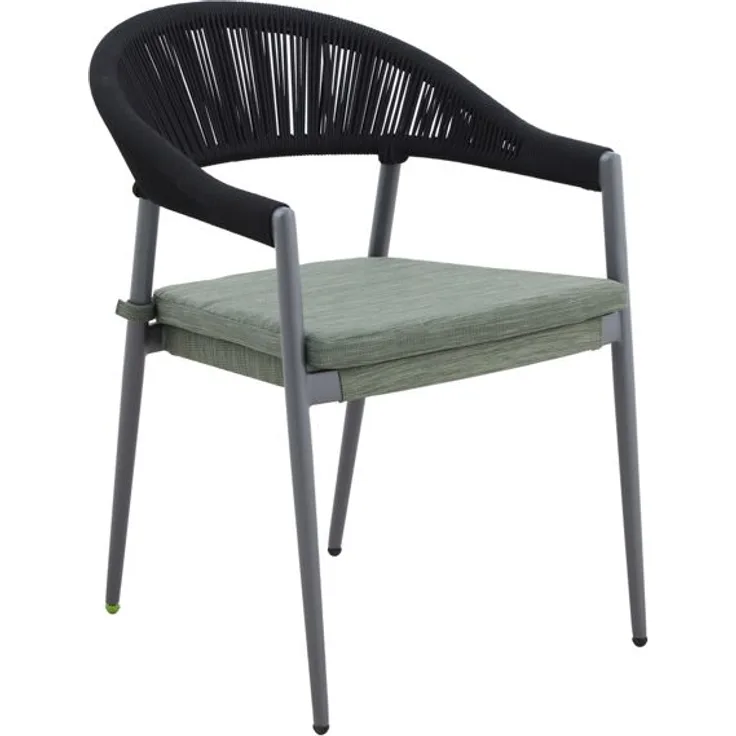 2er Set Camarillo Gartensessel grau