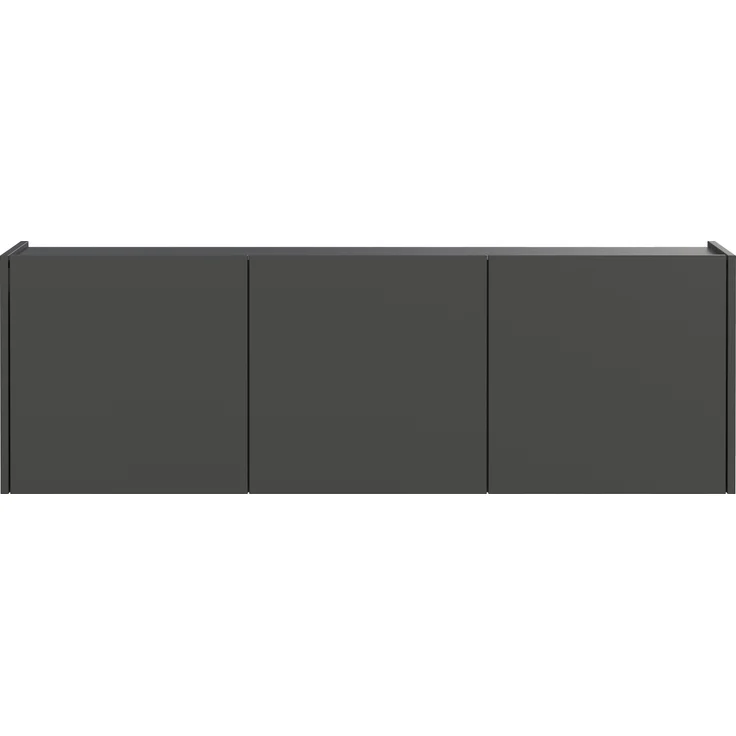 Germania Mehrzweckschrank 1019-547 GW-Piana, in Graphit, mit Türdämpfung, 138 x 45 x 25 cm (BxHxT) – Bild 2