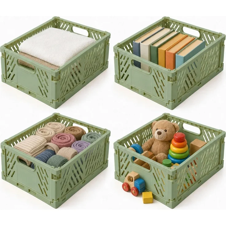 Relaxdays Klappbox 4er Set – Bild 1