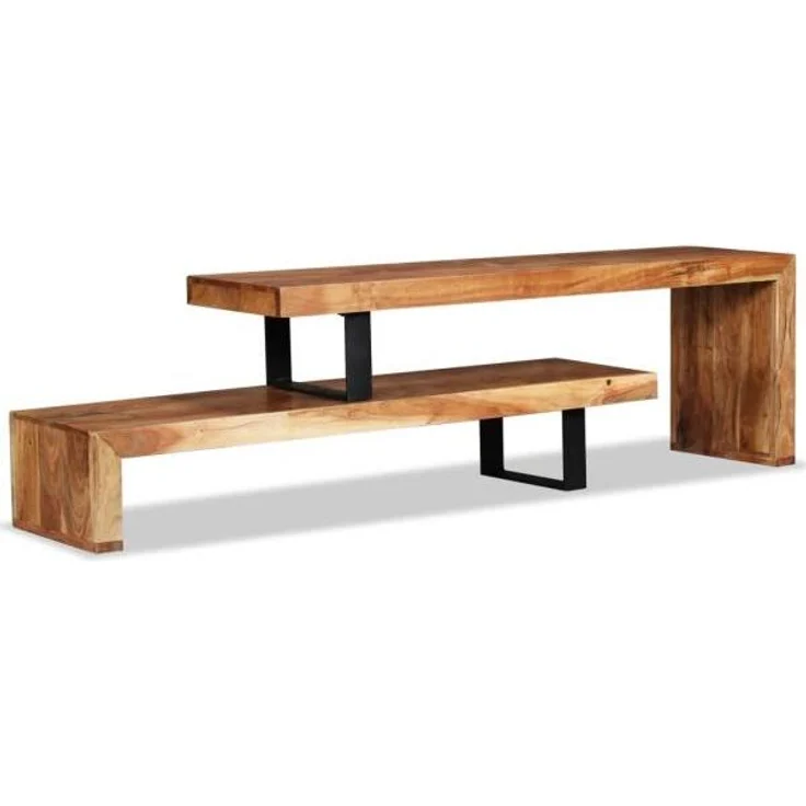 vidaXL TV-Schrank Massivholz Akazie 244583 – Bild 3