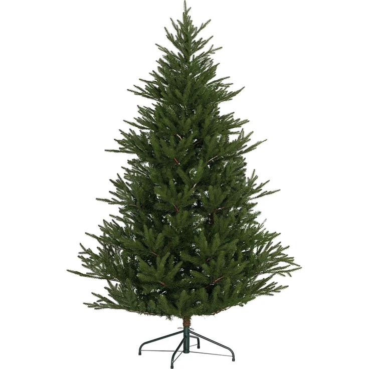 JARDJ Weihnachtsbaum 183 cm, realistisches Aussehen, Schnellaufbau, inkl Ständer, feuersicherer Kunststoff – Bild 1