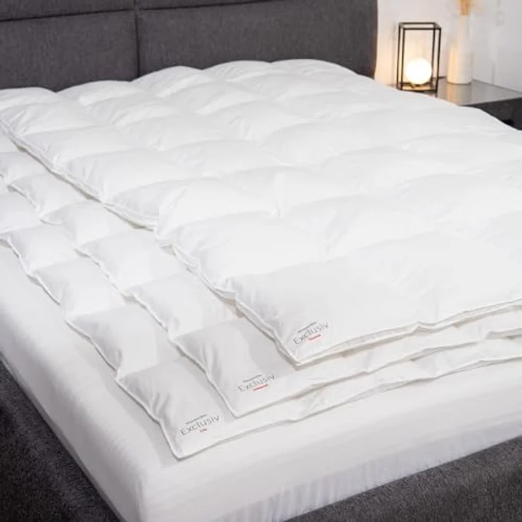 KÜNSEMÜLLER Microfaserbettdecke Exclusiv, Füllung: 100% Polyester (Sensofill), Bezug: 100% Baumwolle, Daunen-Feeling durch modernste Fasertechnologie – Bild 6