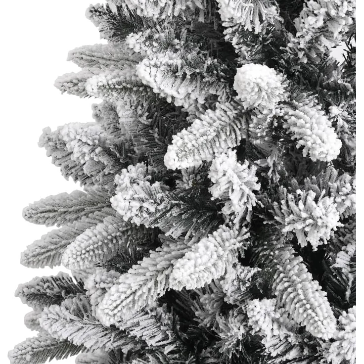 vidaXL Künstlicher Weihnachtsbaum Beschneit 210 cm PVC&PE 345191 – Bild 6