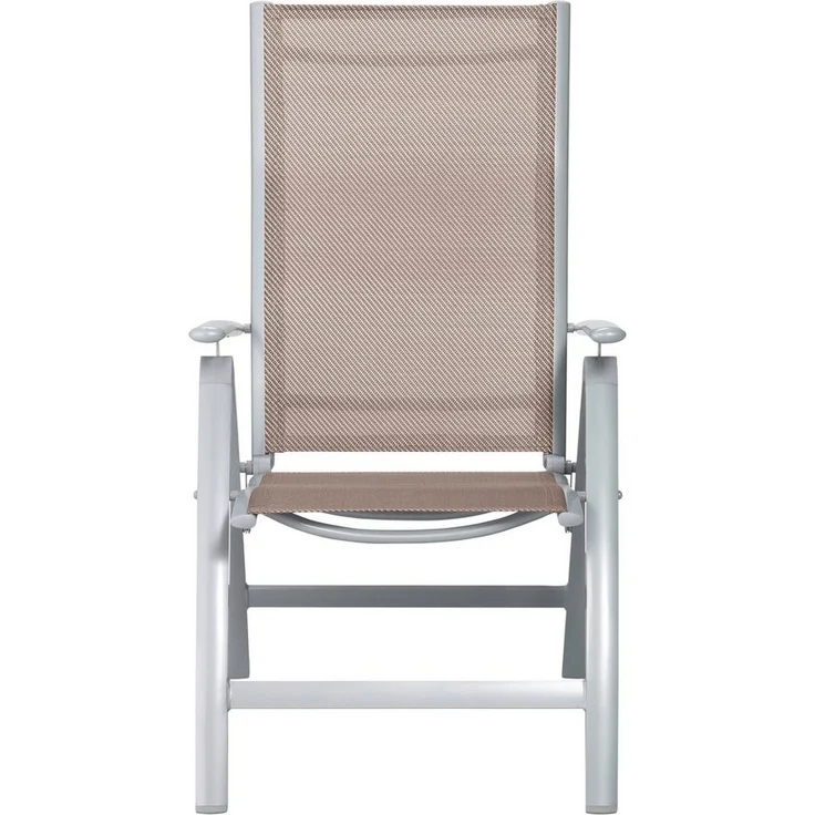 MERXX Gartenstuhl Amalfi (Set, 2 St), 2er Set, Alu/Textil, verstellbar – Bild 2
