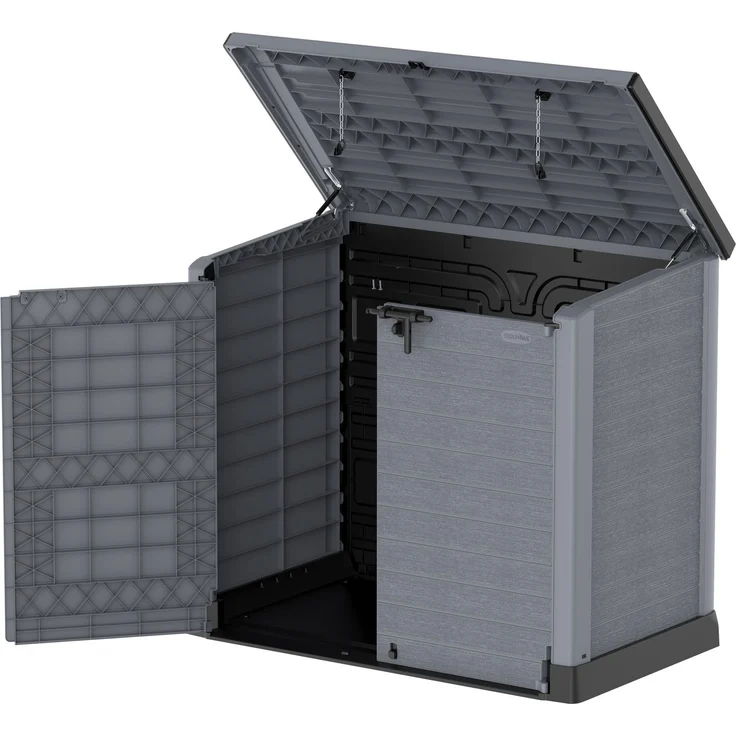 VCM Mülltonnenbox Duramax 921128 Grau 145 x 125 x 83 cm – Bild 4