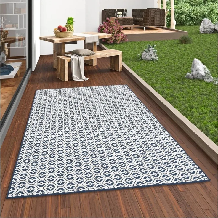Snapstyle Outdoorteppich In- und Outdoor Teppich Beidseitig Cape Cod, Rechteckig, Höhe: 7 mm