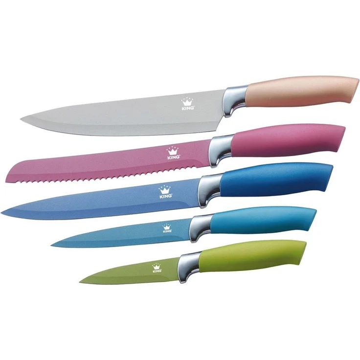 KING Messer-Set Metallic (Set, 5-tlg) – Bild 1