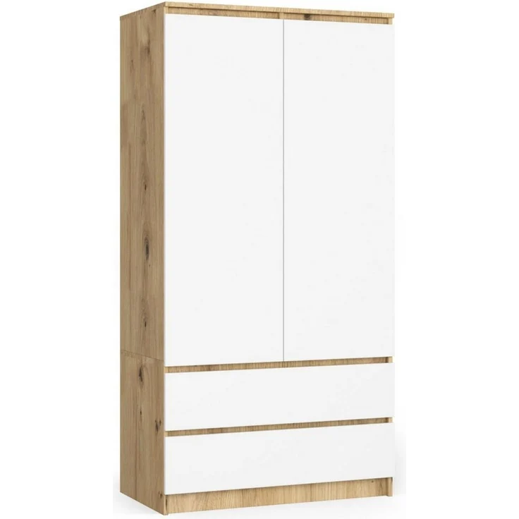 Raumhirsch Furniture Kleiderschrank Moderner Kleiderschrank - Zaubert Ordnung ins Schlafzimmer - Stauraum (viele Farbvarianten - Maße 180 - 90 - 50 cm) Stilvoller Schlafzimmerschrank, ideal für Jugendzimmer & Wohnzimmer – Bild 1