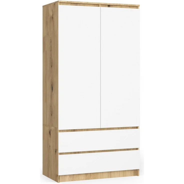 Raumhirsch Furniture Kleiderschrank Moderner Kleiderschrank - Zaubert Ordnung ins Schlafzimmer - Stauraum (viele Farbvarianten - Maße 180 - 90 - 50 cm) Stilvoller Schlafzimmerschrank, ideal für Jugendzimmer & Wohnzimmer