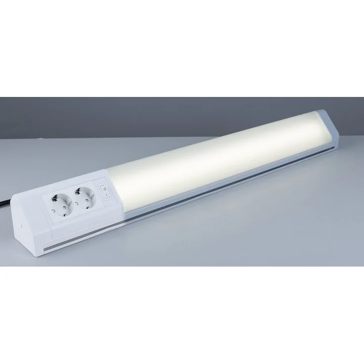 Heitronic 28147 LED Unterbauleuchte Bonn mit Steckdose 2-fach matt 1062mm – Bild 1