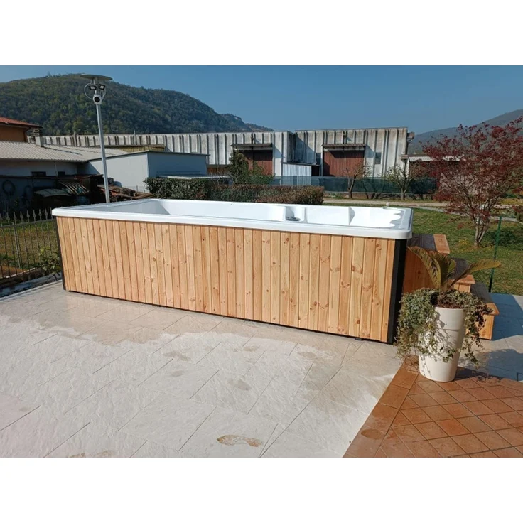 GardenAndPools Schwimmbad Kongo, 7,5 m³ Fassungsvermögen, 700 kg, 476 × 225 × 120 cm – Bild 2