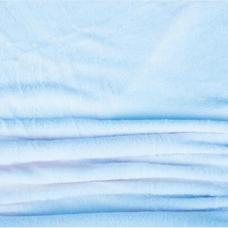 Kuscheldecke supersofte Tagesdecke vielseitig verwendbare Microfaser-Decke, flauschig und anschmiegsam in vielen verschiedenen modischen Farben erhältlich (blau - babyblau / 210x280 cm)