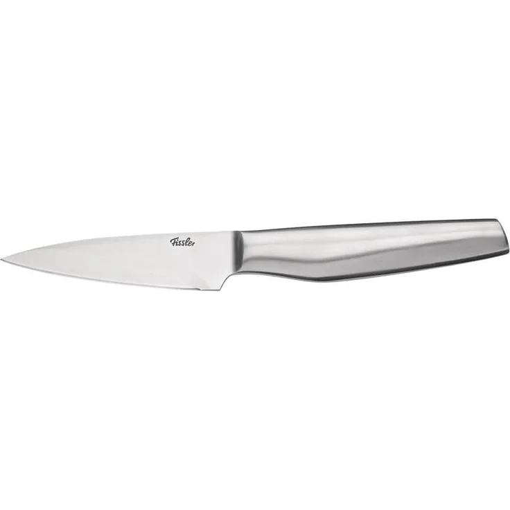 Fissler Schälmesser Essential, handlich, Halbkropf, gerade Schneide, gewölbter Klingenrücken